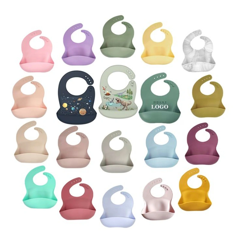 Silicone Baby Bib Set