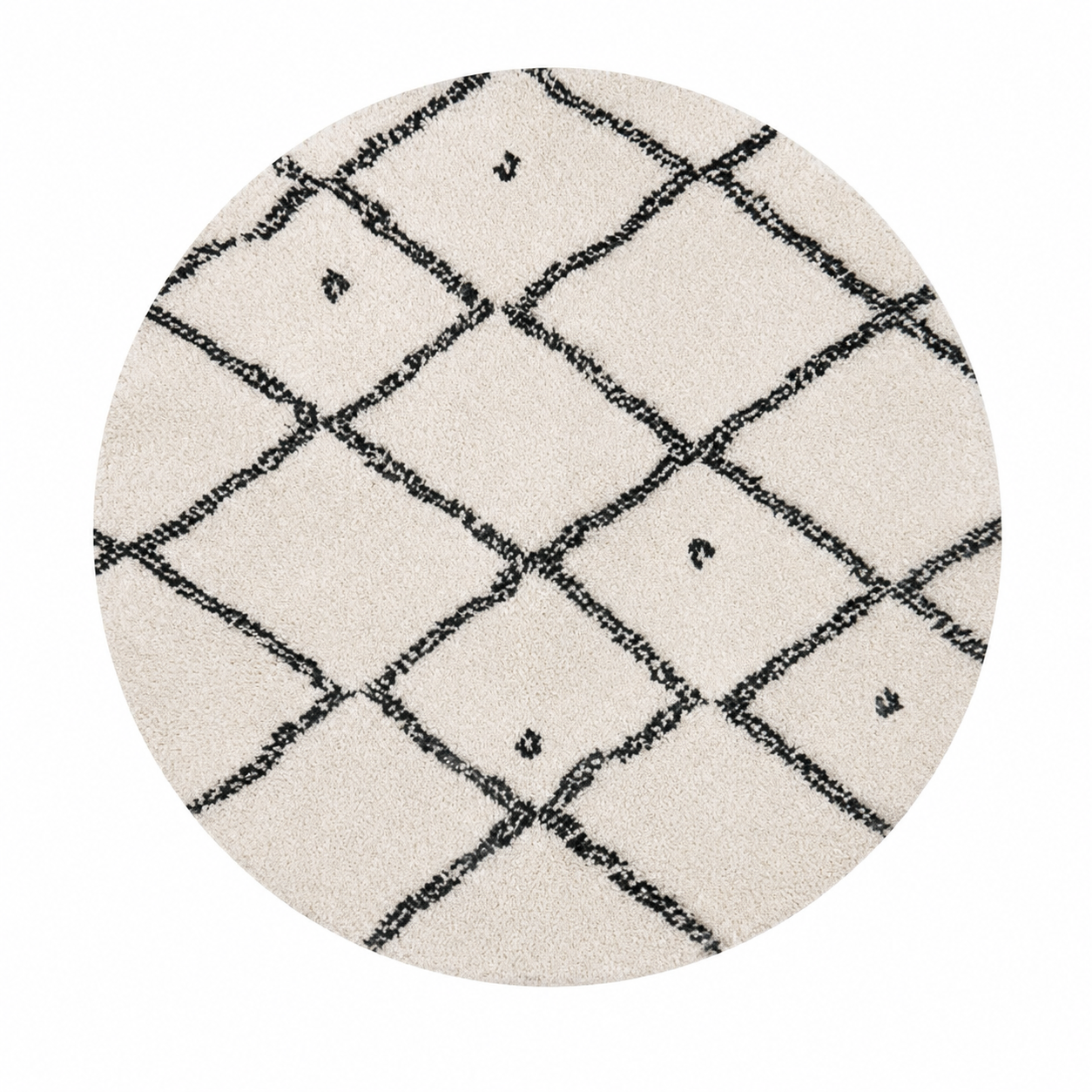 Fleck Splash Round Kitchen Mat