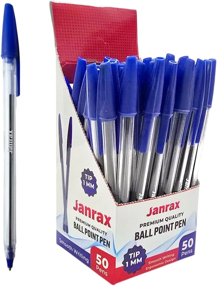 Blue Ballpoint Pen Pack